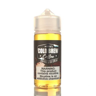 Coffee & Ice Cream by Nitro's Cold Brew Coffee E-Liquid Bottle