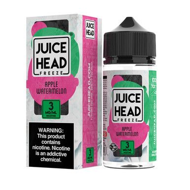 Apple Watermelon Freeze Juice Head SubOhm E-Liquid 100mL with packaging