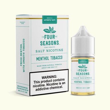 Menthol Tobacco Four Seasons Salts Series 30mL with Packaging