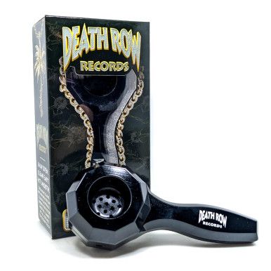 Death Row Records (Hand Pipe) DRHP0016 4.4" Metal 2pc Easy Cleanin with packaging
