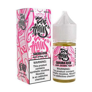 Sakura Iced Zen Haus Salts 30mL with packaging