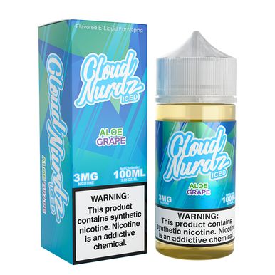 Aloe Grape Ice Cloud Nurdz 100mL with packaging