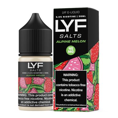 Alpine Melon LYF Salts 30mL with packaging