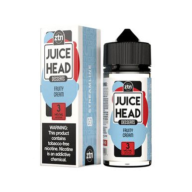 Fruity Cream Juice Head SubOhm E-Liquid 100mL with Packaging