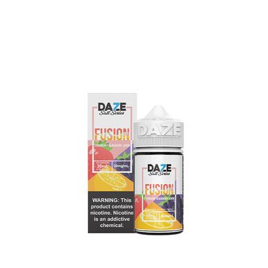 Strawberry Blackberry Lemon by 7Daze Fusion Salt 30mL with pakaging