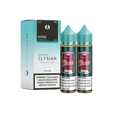 Siren Morning Flavors by Elysian 120mL Series with Packaging