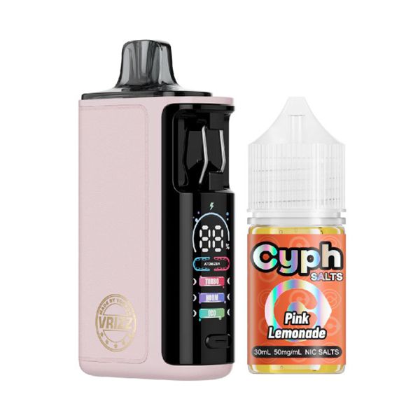 Voopoo Navi Pod System + Cyph Salts 30mL Collab Set Color: Pink Leather | Flavor: Pink Lemonade 50mg