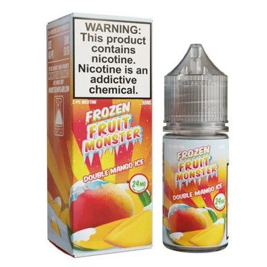 Double Mango Ice Frozen Fruit Monster Salts 30mL with packaging