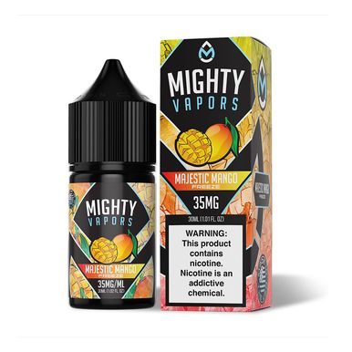 Majestic Mango Freeze by Mighty Vapors E-Juice (30mL)(Salts) with packaging