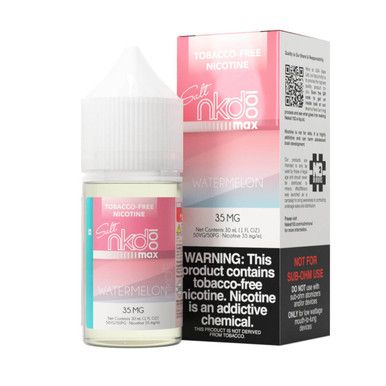 Max Watermelon Ice Naked Max Salts 30mL with Packaging