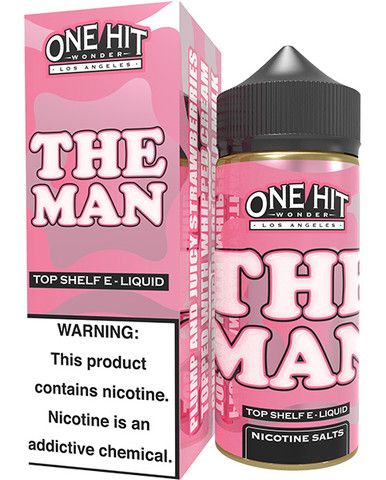 The Man by One Hit Wonder TF-Nic 100mL Series with Packaging