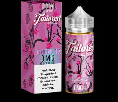 Raspberry Tea by Tailored House Iced Tea Series 100mL with Packaging