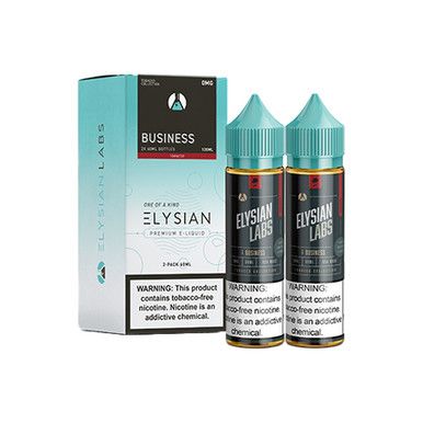 Buisness by Elysian Tobacco 120mL Series with Packaging