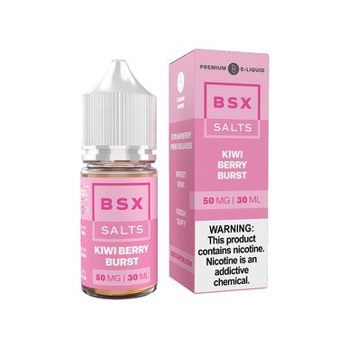 Kiwi Berry Burst Glas BSX Salts 30mL with packaging