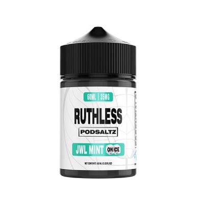 Jwl Mint on Ice Ruthless Essentials Salts 60mL bottle