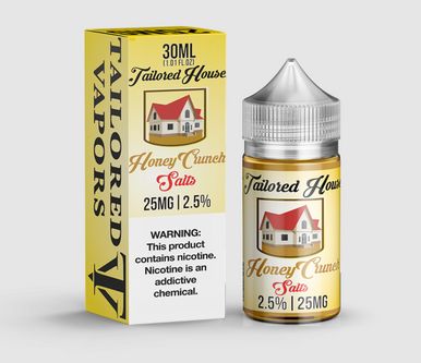 Honey Crunch by Tailored House Salt Series 30mL with Packaging
