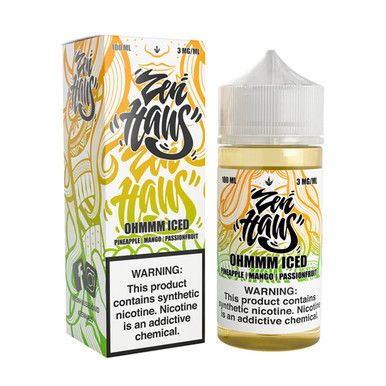 Ohmmm Iced Zen Haus 100mL with packaging
