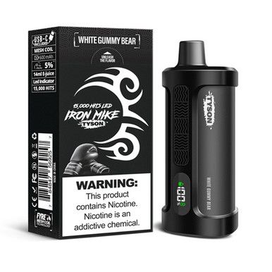 Tyson 2.0 Iron Mike 15000 Puffs Disposable Vape 50mg 14mL thumbnail