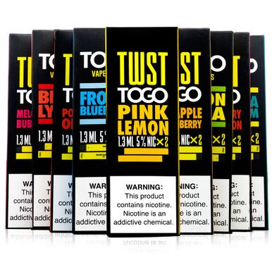 Twst ToGo Disposable E-Cigs by Lemon Twist 300 Puffs Group Photo