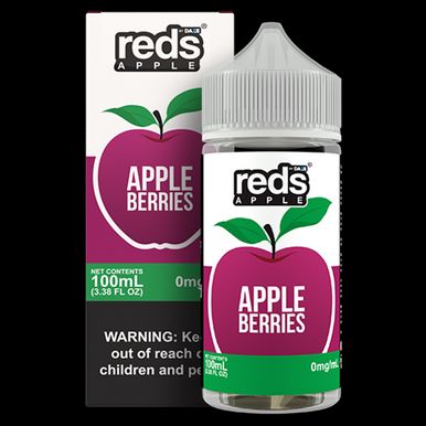 Berries by 7Daze Reds 100mL Freebase with packaging