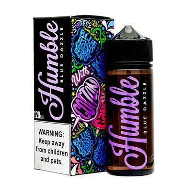 Blue Dazzle By Humble E-Liquid with Packaging