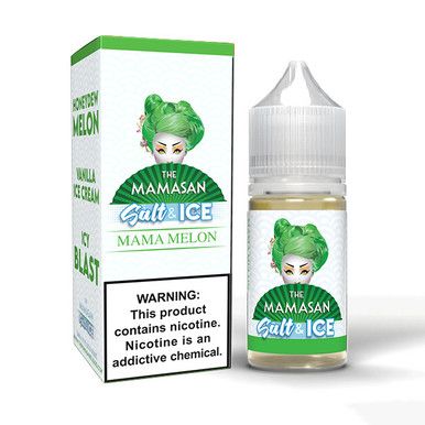 Mama Melon Ice (Honeydew Melon Ice) The Mamasan Salts 30mL with Packaging