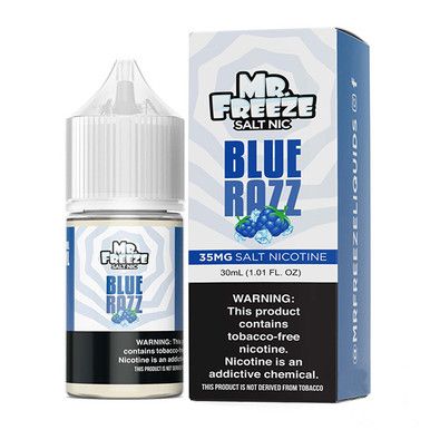 Blue Raspberry Mr. Freeze Tobacco-Free Nicotine Salts 30mL with Packaging