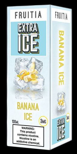 Banana Ice Fruitia 100mL Packaging