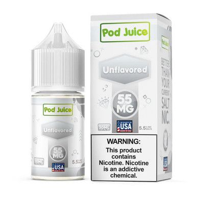 Unflavored Pod Juice TFN Salts 30mL thumbnail