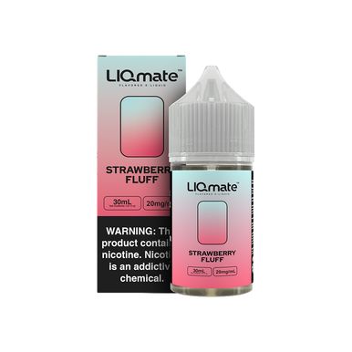 Strawberry Fluff 7Daze Liqmate Series Salts 30mL 20mg bottle with packaging