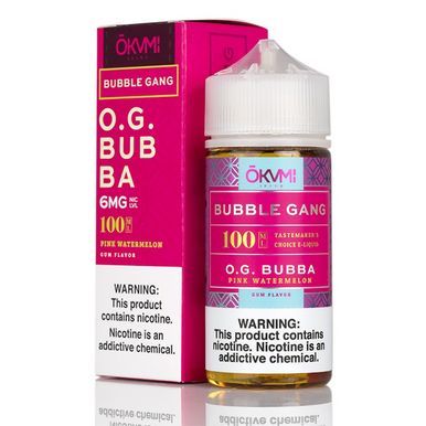 OG Bubba by Okami Bubble Gang E-Liquid with packaging