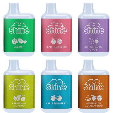 Snap Liquids Shine Bar Disposable 5000 Puffs 13mL 50mg Group Photo