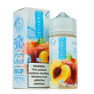 Peach ICE By Skwezed E-Liquid with Packaging