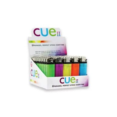 Cue (DSPLY 50pc)(Lighter) Cue II packaging