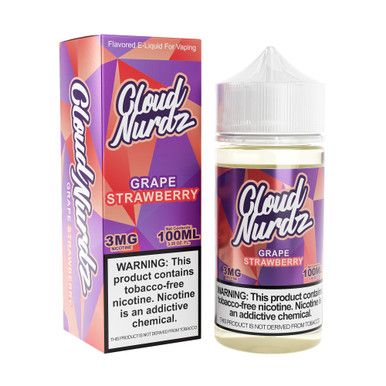 Grape Strawberry Cloud Nurdz TFN 100mL thumbnail