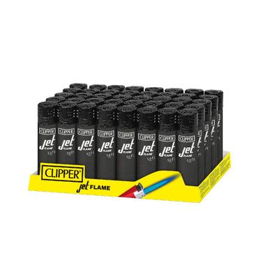 Clipper (DSPLY 48pc)(Lighter) CMKJ11 Jet Flame Soft Touch