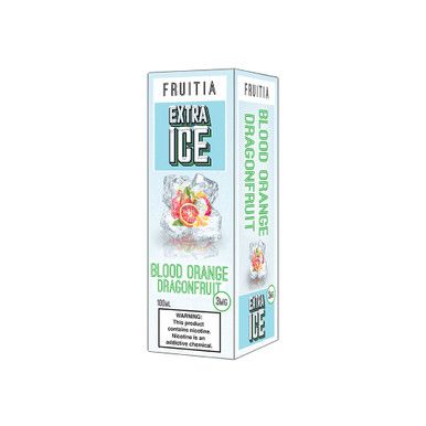 Blood Orange Dragonfruit Fruitia 100mL Packaging