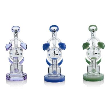 Lookah (Dab Rig) 9.65“ Recycler Timeless Clock Dab Rig Group Image