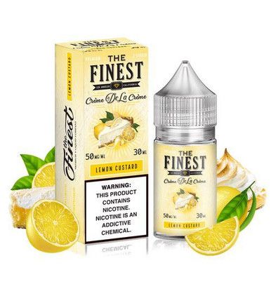 Lemon Custard by Finest SaltNic E-Liquid with Packaging