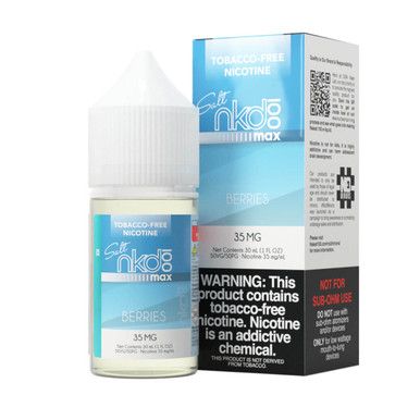 Max Berries Ice Naked Max Salts 30mL with Packaging