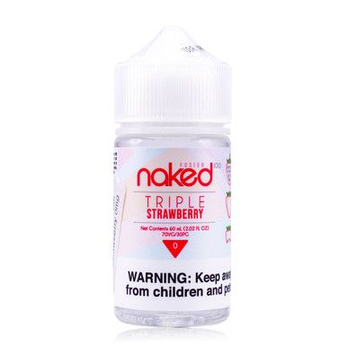 Strawberry by Naked 100 Fusion (Formerly Triple Strawberry) E-Liquid bottle