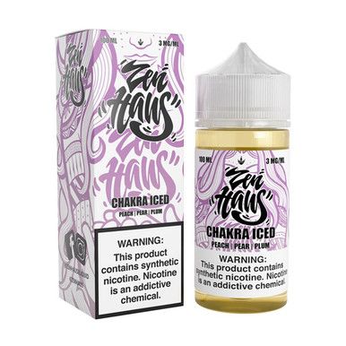 Chakra Iced Zen Haus 100mL with packaging