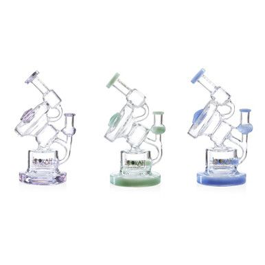 Lookah (Dab Rig) 10” Recycler Inline Percolator Nebula Water Pipe Group Image