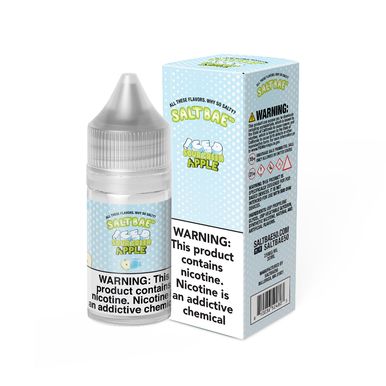 Sour Green Apple Iced Salt Bae 50 Salts 30mL with packaging