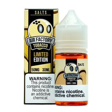 AIR FACTORY SALTS | Tobacco 30ML eLiquid with Packaging