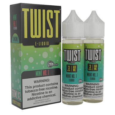 Mint No. 1 by Twist TFN Series (x2 60mL) with packaging