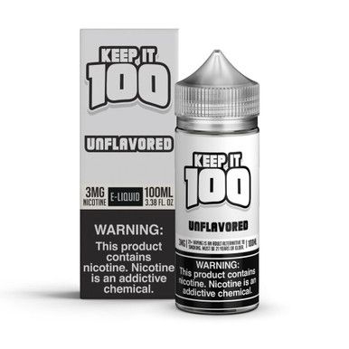 Unflavored Keep It 100 TFN 100mL with packaging
