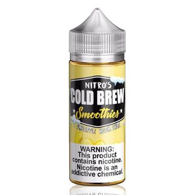 Pineapple Melon Swirl by Nitro's Cold Brew Smoothies E-Liquid Bottle