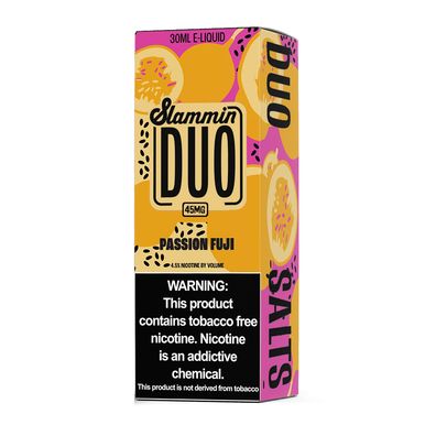 Passionfruit Fuji Slammin Duo Salts 30mL packaging