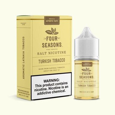 Turkish Tobacco Four Seasons Salts Series 30mL with Packaging